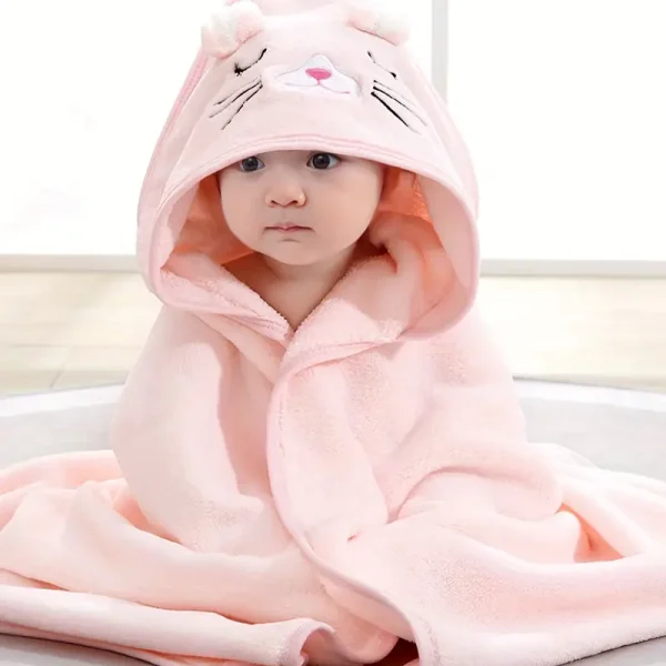 Baby Hooded Bath Towel Bathrobe