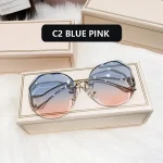 Fashion Sunglasses Women Metal Female - Image 3