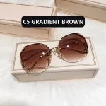 Fashion Sunglasses Women Metal Female - Image 7