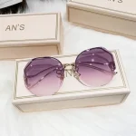 Fashion Sunglasses Women Metal Female - Image 6