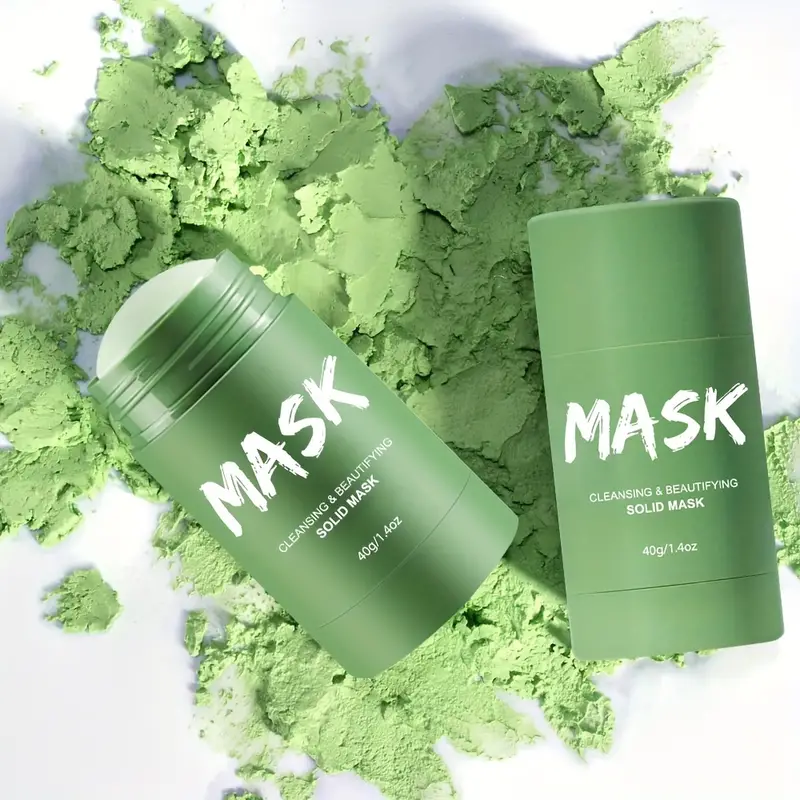 Green-Tea-Mask-Deep-Cleanse-Green-Tea-Mask-Green-Mask-Stick-For-Blackheads-Non-Porous-Deep-Cleansing-Mask-Pen.webp Green Tea Mask Deep Cleanse Green Tea Mask - Image 1