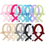 Heatless Silk Curling Ribbon Rod Headband for Lazy Natural Waves