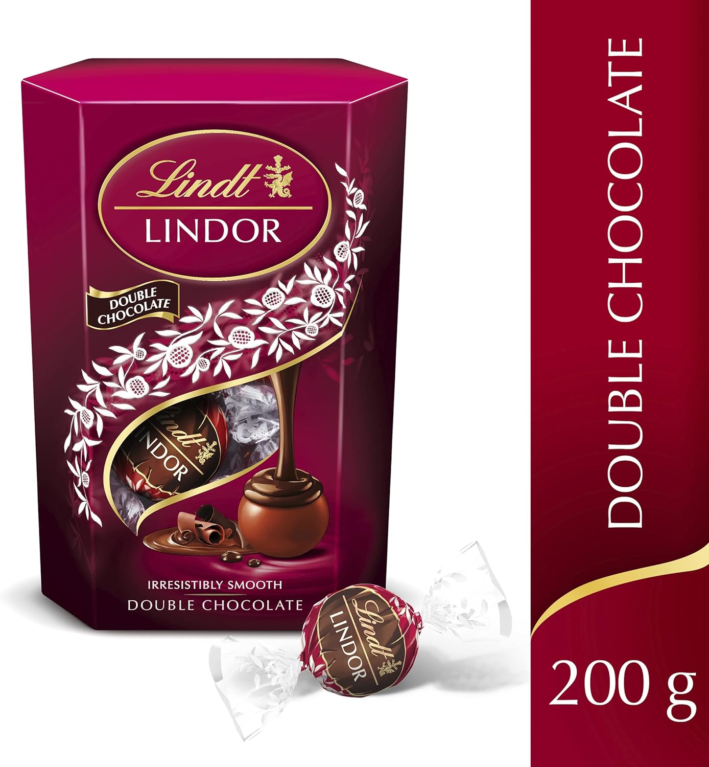 Lindt-Lindor-Double-Chocolate-Truffles-Box.jpg Lindt Double Milk Chocolate Truffles Box - Image 1