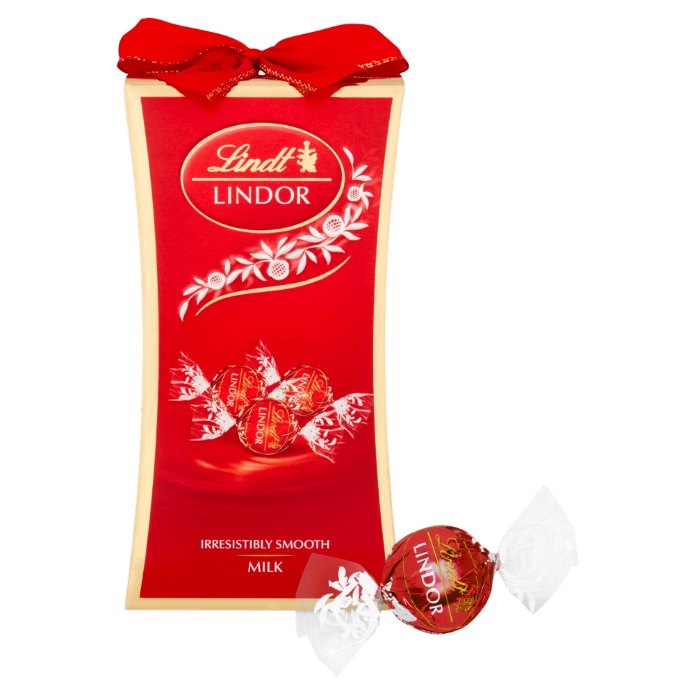Lindt-Lindor-Milk-Chocolate-Bow-Gift-Box-75g-–-Luxury-Swiss-Chocolate-Truffles-with-Smooth-Melting-Filling-–-Premium-Christmas-Gift-Stocking-Filler-–-Vegetarian.jpg Lindt Lindor Milk Chocolate Bow Gift Box - Image 1