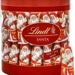 Lindt Santa Milk Chocolate Minis Drum