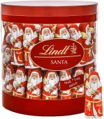 Lindt Santa Milk Chocolate Minis Drum