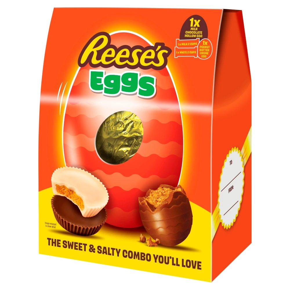 Reeses-Eggs-Easter-Egg-215g.webp Reese's Easter Egg 215g - Image 1