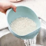 Rice Washing Drain Basket Rice Washing Filter Basket - Image 4