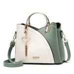 Satchel Bag Trendy Metal Tassel Decor Crossbody Bag - Image 7