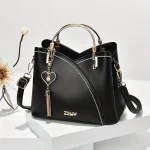 Satchel Bag Trendy Metal Tassel Decor Crossbody Bag - Image 11