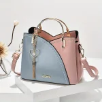 Satchel Bag Trendy Metal Tassel Decor Crossbody Bag - Image 12