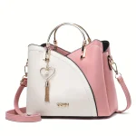 Satchel Bag Trendy Metal Tassel Decor Crossbody Bag - Image 8