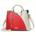 Satchel Bag Trendy Metal Tassel Decor Crossbody Bag - Image 9
