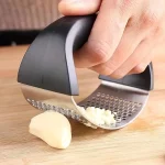 Stainless Steel Garlic Press Kitchen Multi-functional Household Pat - Image 3