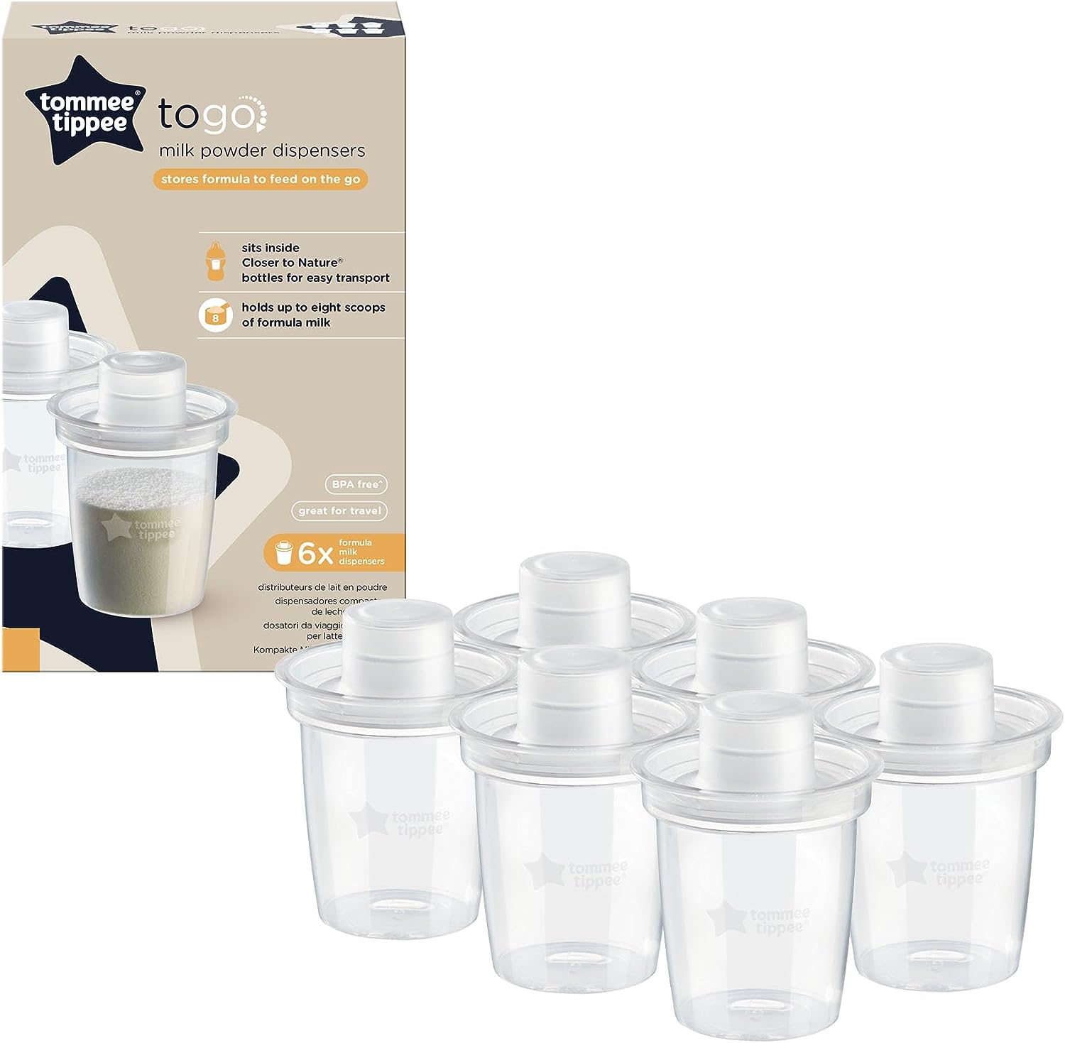 Tommee-Tippee-Milk-Powder-Dispensers.jpg Tommee Tippee Milk Powder Dispensers - Image 1