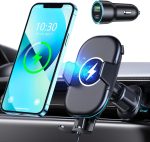 Car Wireless Charger Fast Qi Gravity Magnetic Wireless Car Charger - Image 3