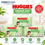 Huggies Natural Care Wipes Plastic Free Baby Wipes