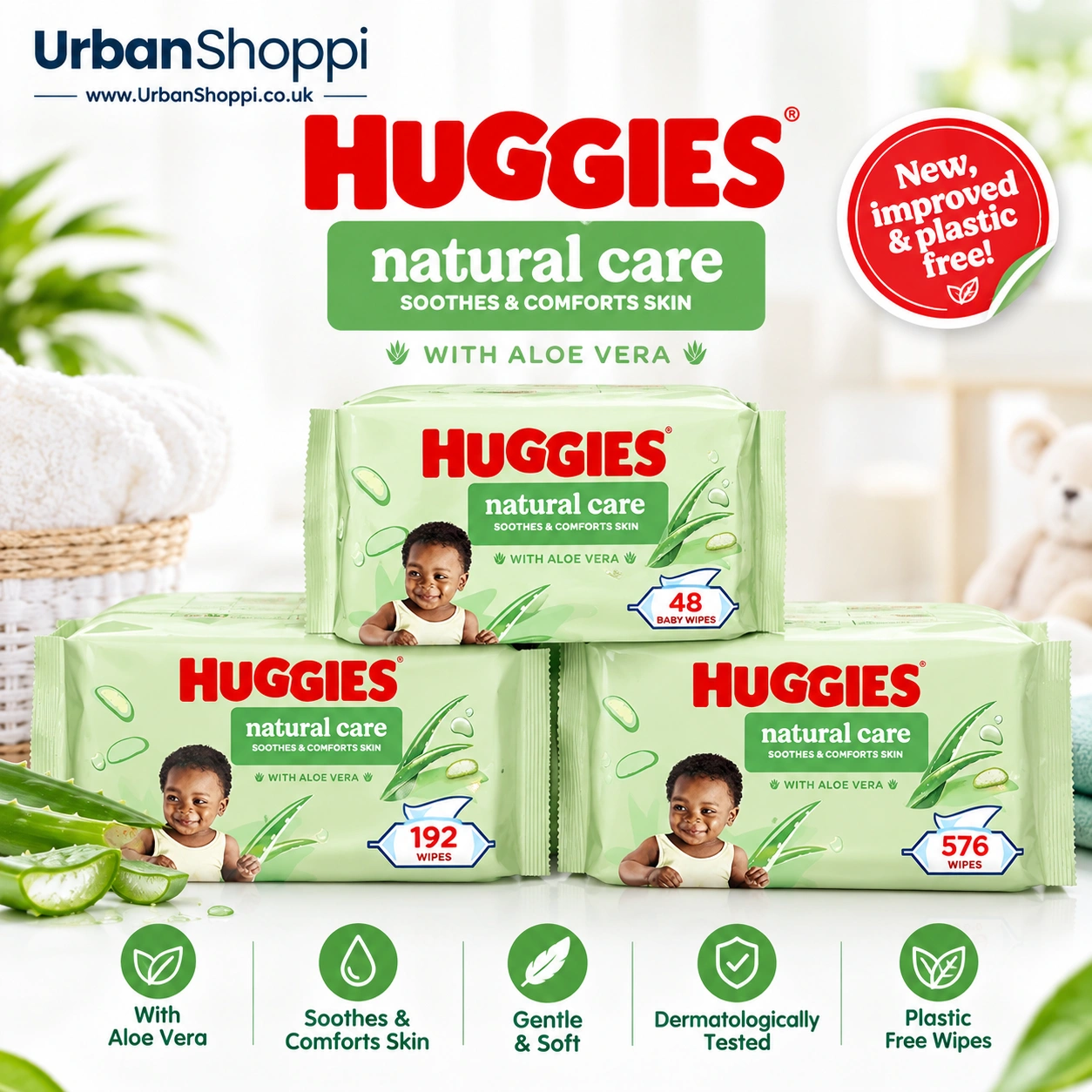 Huggies Natural Care Wipes Plastic Free Baby Wipes Huggies Natural Care Wipes Plastic Free Baby Wipes