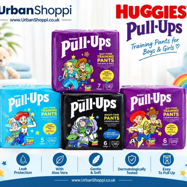 Huggies Pull Up Diapers Unisex Training Nappy Pants – Day & Night Time | Sizes 5, 6 & 7 | Disney Pixar Toy Story