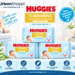 Huggies Sensitive Baby Wipes - Huggies Pure Extra Care Sensitive Plastic Free Baby Wipes