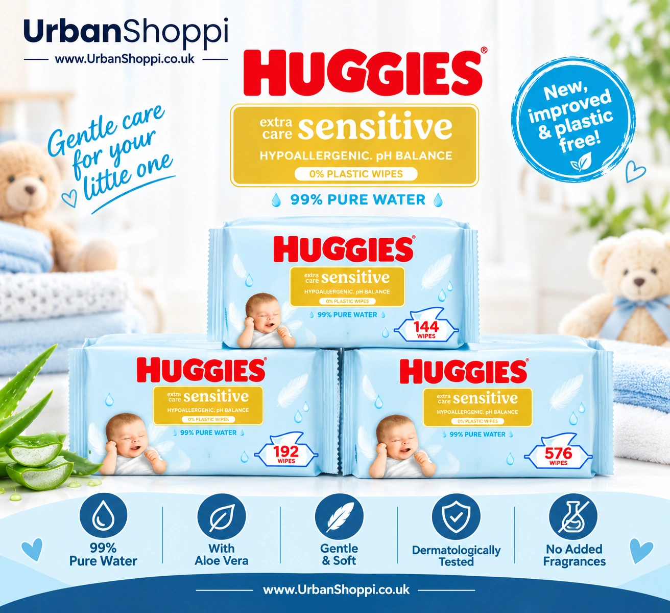 Huggies Sensitive Baby Wipes - Huggies Pure Extra Care Sensitive Plastic Free Baby Wipes Huggies Sensitive Baby Wipes - Huggies Pure Extra Care Sensitive Plastic Free Baby Wipes